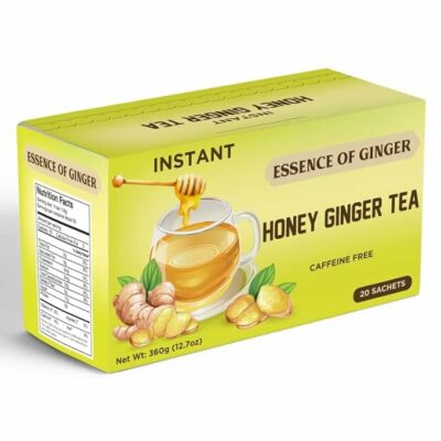Natural Honey Ginger Crystals 20 Instant Herbal Tea Bags