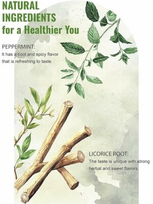 Licorice Mint Tea Bags Caffeine Free Licorice Root Tea Bags 20 Counts