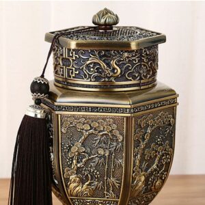 Metal Tea Container Jar Tea Canisters Containers for Storage Tea