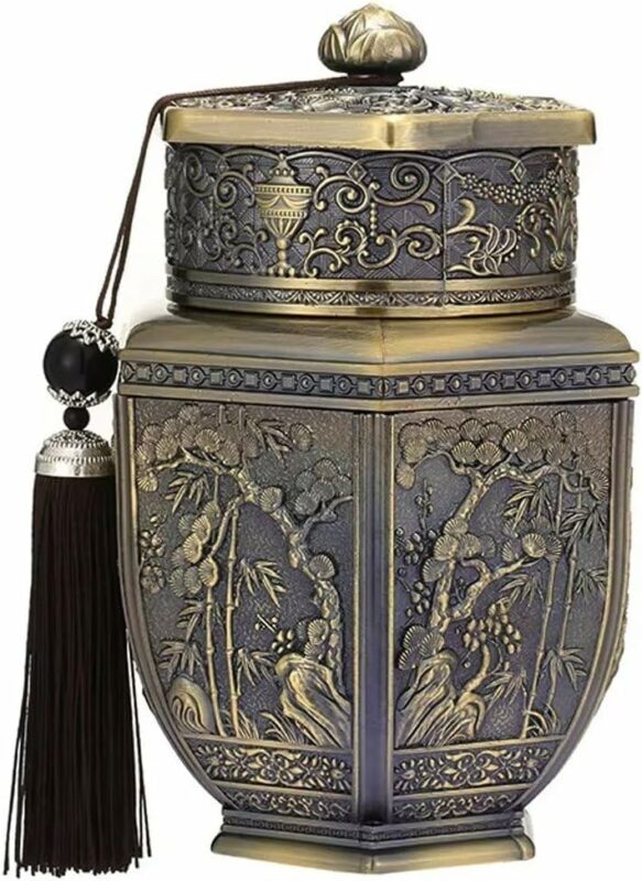 Metal Tea Container Jar Tea Canisters Containers for Storage Tea