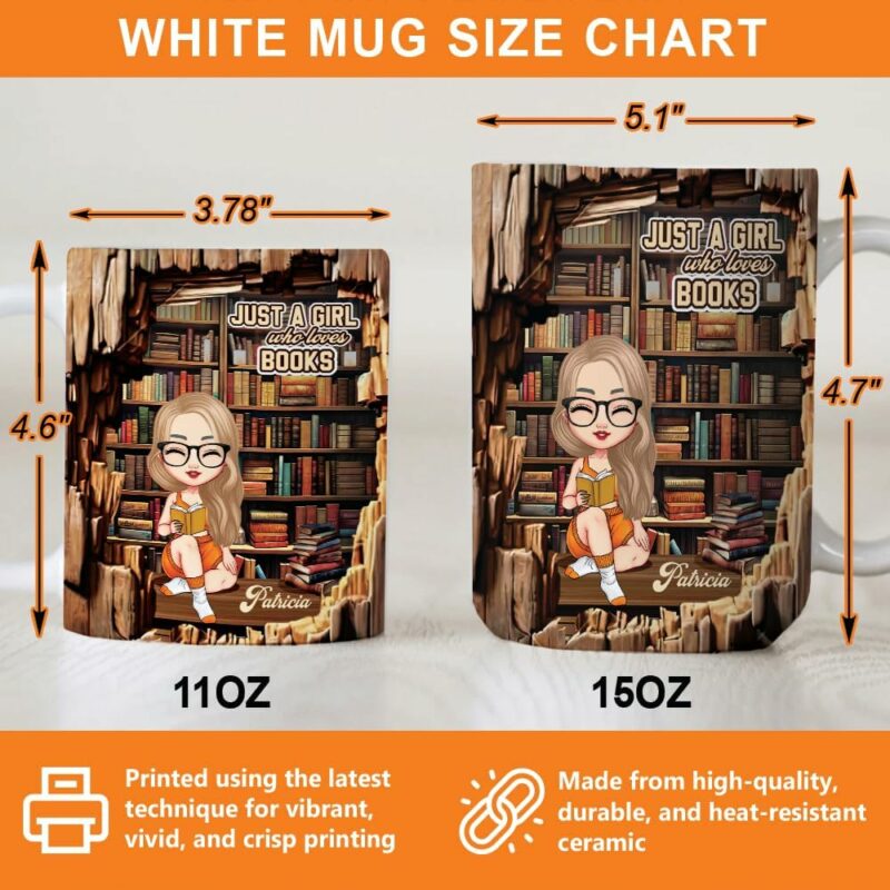 Personalized Books Lover Mug