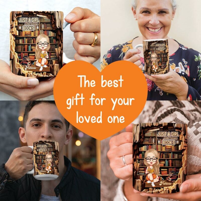Personalized Books Lover Mug