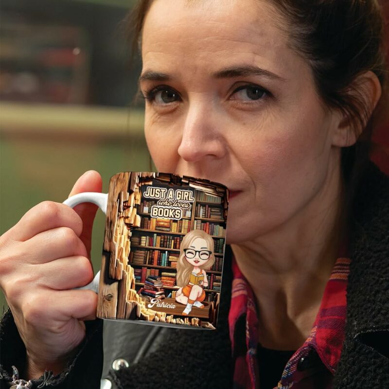 Personalized Books Lover Mug