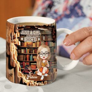 Personalized Books Lover Mug