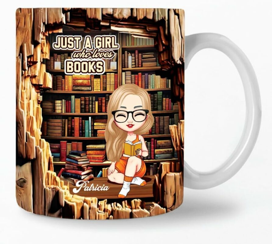 Personalized Books Lover Mug