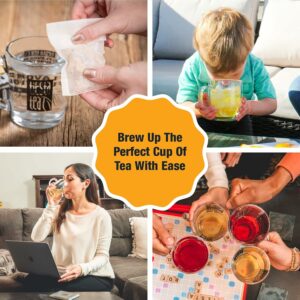 Tiesta Tea Loose Leaf Filters for Brewing 100 Empty Bags