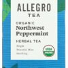 Allegro Tea Organic Northwest Peppermint 20 Tea Bags