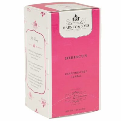 Harney & Sons Hibiscus Tea Caffeine Free Herbal Teabag 20 Counts