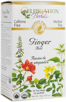 CELEBRATION HERBALS Ginger Root Tea Organic 24 TeaBag