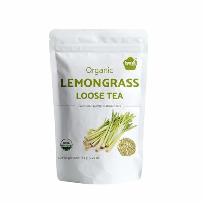 Iyasa Holistics Organic Lemongrass Tea Loose Leaf Cuts