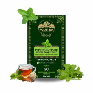 Mantra's Peppermint Herbal Tea Relaxation & Digestive Support 20 Teabags