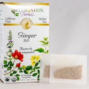 CELEBRATION HERBALS Ginger Root Tea Organic 24 TeaBag