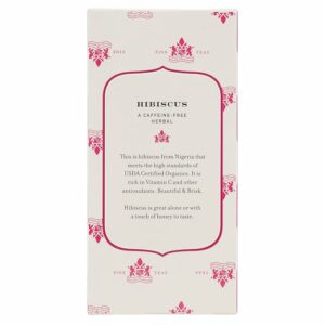 Harney & Sons Hibiscus Tea Caffeine Free Herbal Teabag 20 Counts