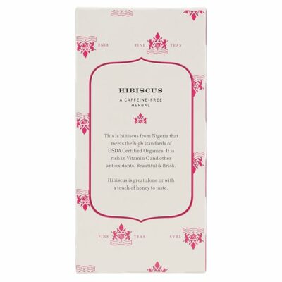 Harney & Sons Hibiscus Tea Caffeine Free Herbal Teabag 20 Counts