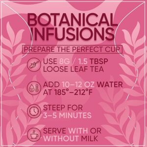 Organic Rose Petals Loose Herbal Tea 100% USDA Organic Dried Rose Flowers