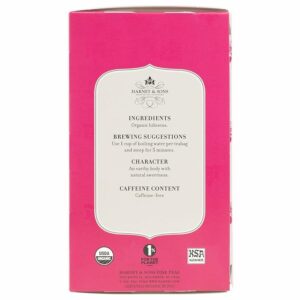 Harney & Sons Hibiscus Tea Caffeine Free Herbal Teabag 20 Counts