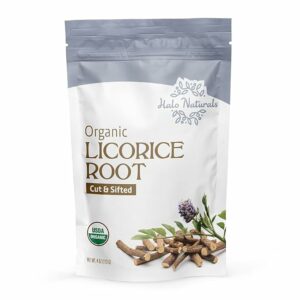 Organic Licorice Root Cut & Sifted 4 Ounces USDA Certified