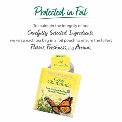 Bigelow Tea Cozy Chamomile Herbal Tea Pack of 6 120 Total Tea Bags