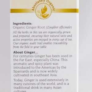 CELEBRATION HERBALS Ginger Root Tea Organic 24 TeaBag