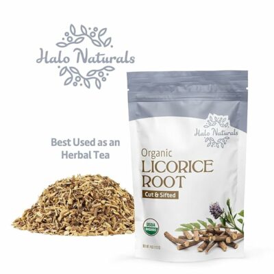 Organic Licorice Root Cut & Sifted 4 Ounces USDA Certified