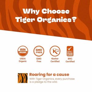 Tiger Organics Ginger Herbal Tea 100 Teabags