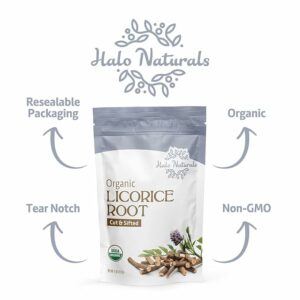 Organic Licorice Root Cut & Sifted 4 Ounces USDA Certified