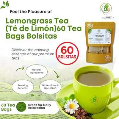 Limón Té Lemongrass Tea 60 Tea Bags