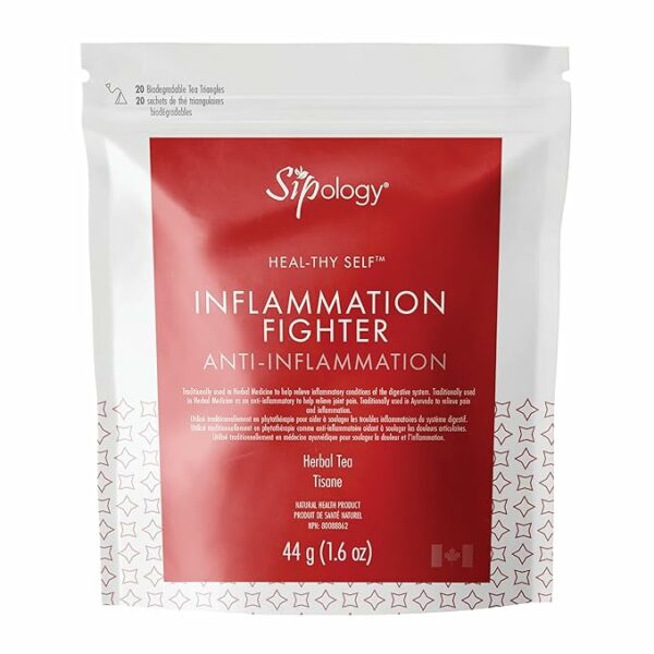 Sipology: Inflammation Fighter 20 Tea Bags Anti Inflammatory Herbal Medicine Remedy
