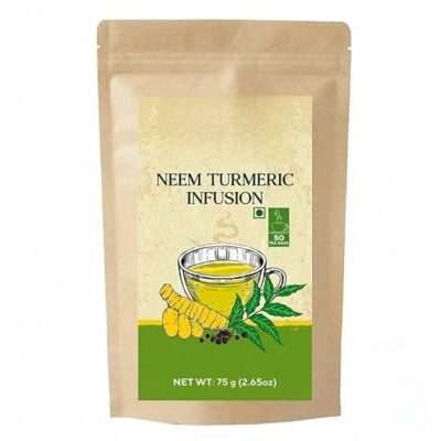 Neem turmeric Herbal Tea infusion with Black Pepper 50 Tea bags