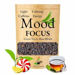 MOOD Focus Green Tea Smooth Energy & Clear Focus 2.5oz Pouch