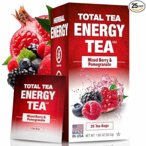 Total Tea Detox Guayusa Energy Tea All Natural Herbal Tea Energy & Focus 20 Teabags