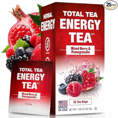 Total Tea Detox Guayusa Energy Tea All Natural Herbal Tea Energy & Focus 20 Teabags