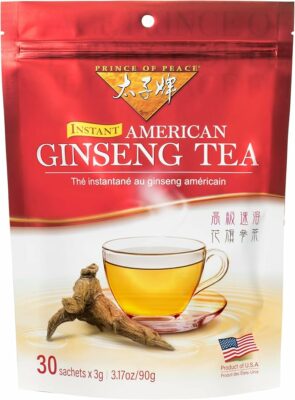 Prince of Peace Instant American Ginseng Tea 30 Sachets