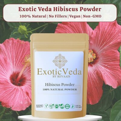 Hibiscus Powder 100g Herbal Superfood for Tea Smoothies Hair & Skin Care