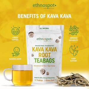 Kava Kava Root Tea Pure for Stress Support Relaxation