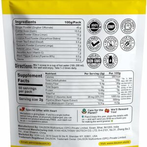 Ginger Turmeric Decaf Green Tea Mix 50 Teabags