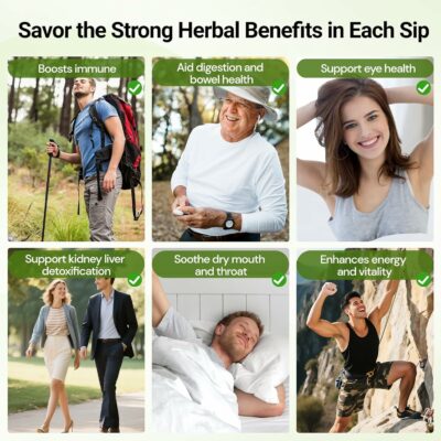Liver Detox Tea Chinese Kidney and Liver Cleanse Detox Herbal Tea 15 Tea Bags