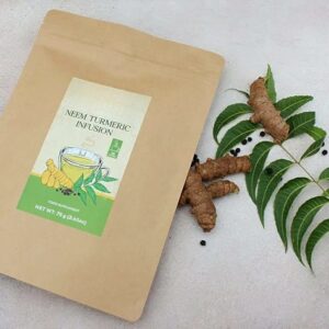 Neem turmeric Herbal Tea infusion with Black Pepper 50 Tea bags