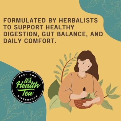 Gut Balance Herbal Tea to Support Digestive Comfort Gut Health & Daily Wellness 35 Teabags