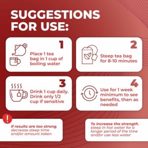 Total Tea Detox Guayusa Energy Tea All Natural Herbal Tea Energy & Focus 20 Teabags