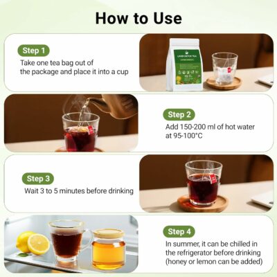 Liver Detox Tea Chinese Kidney and Liver Cleanse Detox Herbal Tea 15 Tea Bags
