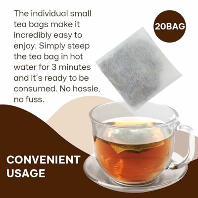 VAEYAE 20 TeaBag Herbal Rejuvenation Hair Care Tea For Dark Long Thick