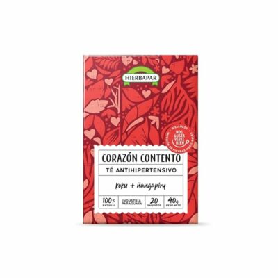 Hierbapar Herbal Tea for Blood Pressure Support 20 Tea Bags