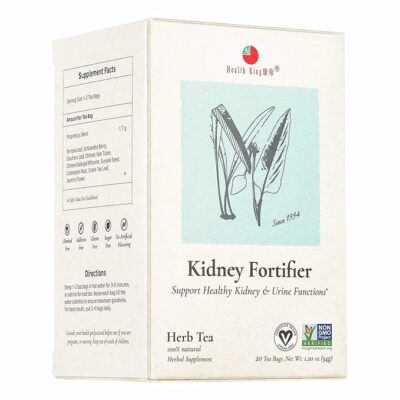 Health King Kidney Fortifier Herb Tea Teabags 20 Teabags