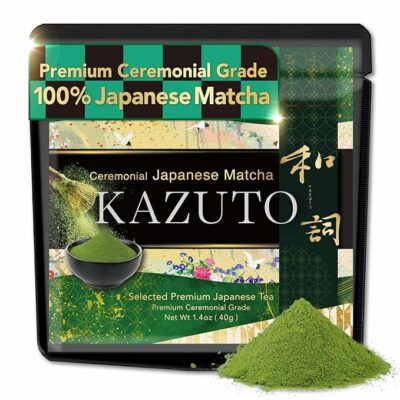 Kazuto Ceremonial Grade Matcha Green Tea Powder 1.06oz Premium