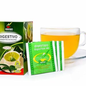 Hanan Peruvian Secrets Digestivo Herbal Tea Natural Digestive Aid Blend 25 Tea Bags