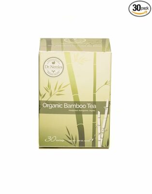 Organic Bamboo Leaf Tea Bags 30 Teabags for Hair Growth Skin and Nails