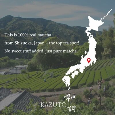 Kazuto Ceremonial Grade Matcha Green Tea Powder 1.06oz Premium