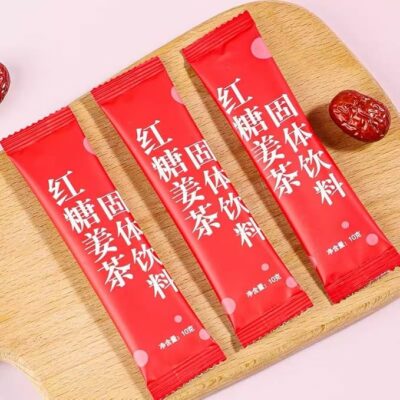 Brown Sugar Ginger Tea Instant Herbal Drink Mix 30 Tea Bags