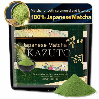 Kazuto Ceremonial Grade Matcha Green Tea Powder 1.06oz Premium